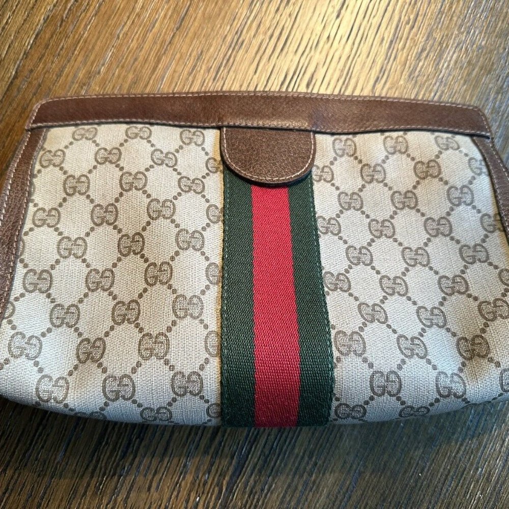 GUCCI*SHERRY LINE*GG MONOGRAM*CLUTCH